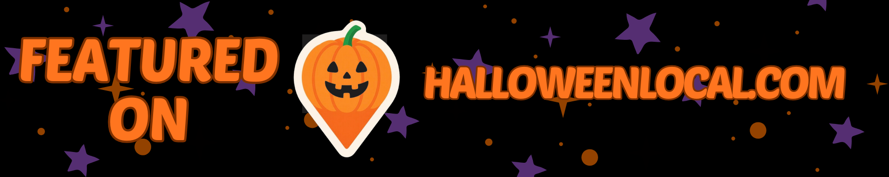Find us on Halloween Events Near Me - Newsletter Banner Dark